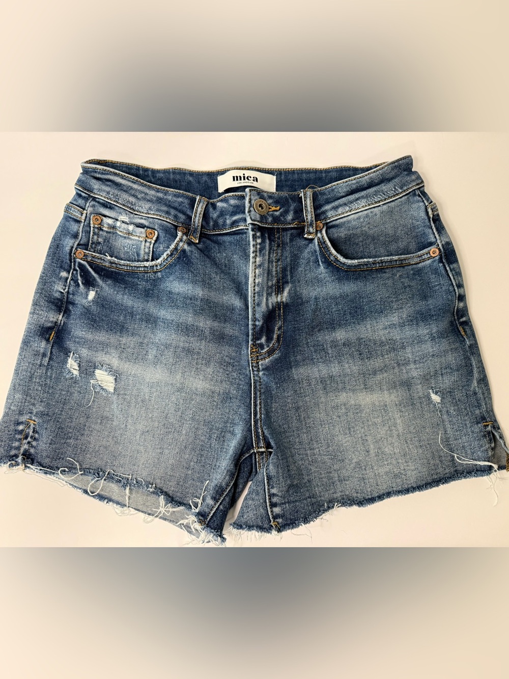 Mica High-Rise Jean Shorts